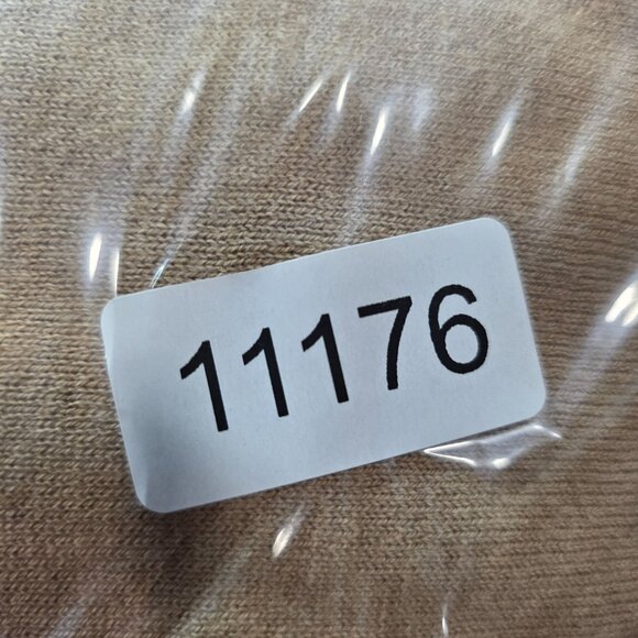 Mens Paul Fredrick Beige Silk Cashmere Blend Mock Turtleneck Sweater Size XL - Picture 8 of 9